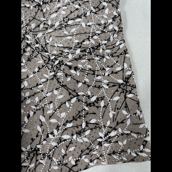 NWT Alex Evenings‎ [PETITE sz XLP ] Textural Glitter Print Tank Top in Beige - Picture 8 of 11